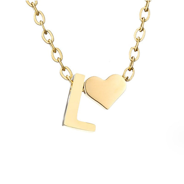 Nina – Collar dorado en forma de V.