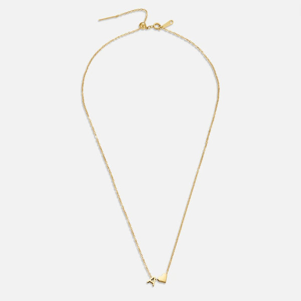 Nina – Collar dorado en forma de V.