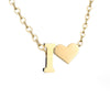 Nina – Collar dorado en forma de V.