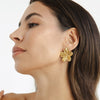 Markéta – Pendientes de oro en forma de flores.