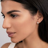 Melina – Pequeños aros dorados con un delicado hueco.