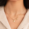 Greta – Collar con colgante de estrella en color dorado.