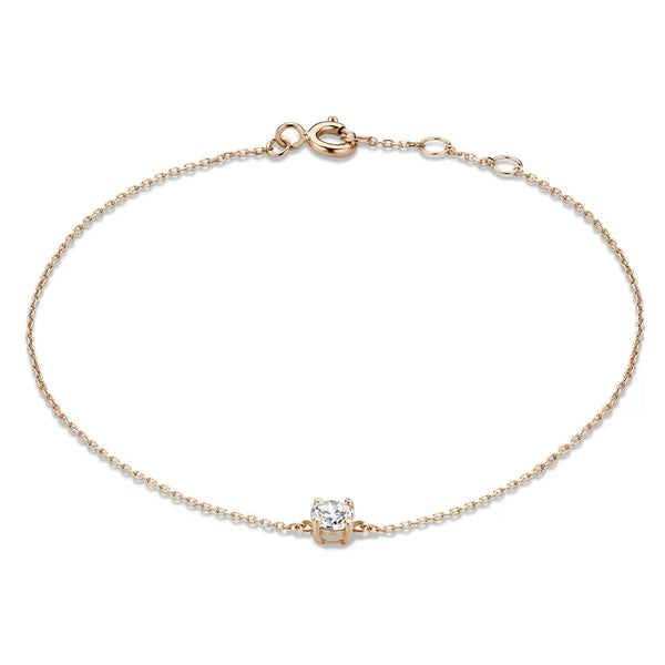 Pulsera Klára con piedra de moissanita