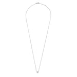 Collar Klára con piedra de moissanita