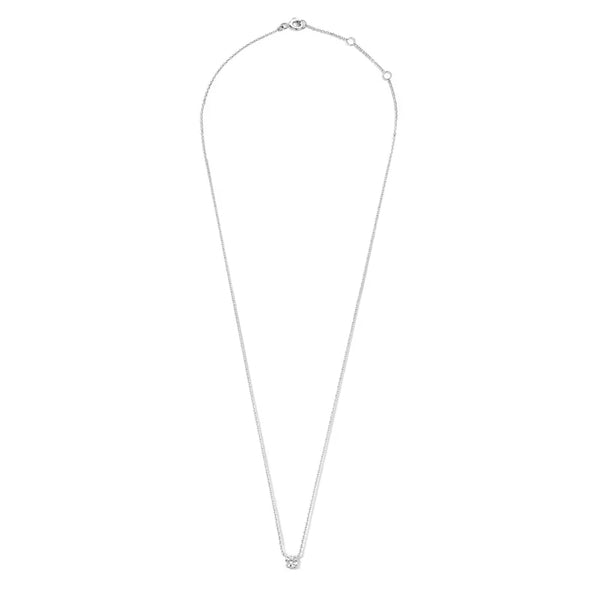 Collar Klára con piedra de moissanita
