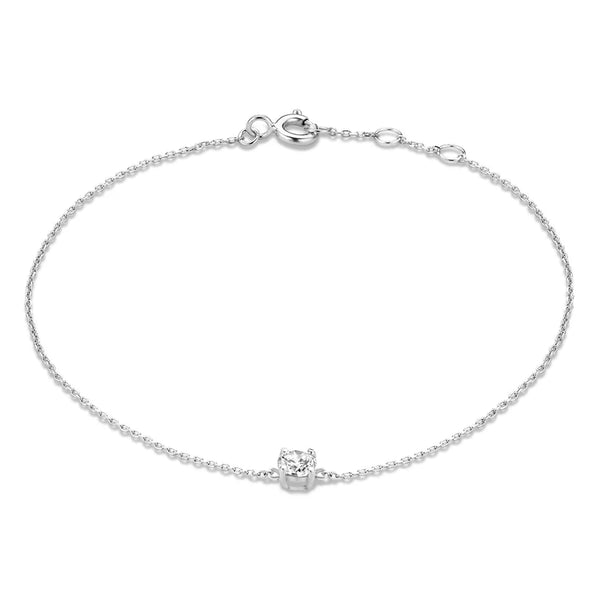 Pulsera Klára con piedra de moissanita