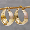 Karina – Pendientes de plata con cristal claro.
