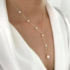 Annika - Collar vintage con bolas colgantes