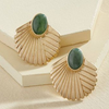 Concha Vintage Verde Dorado