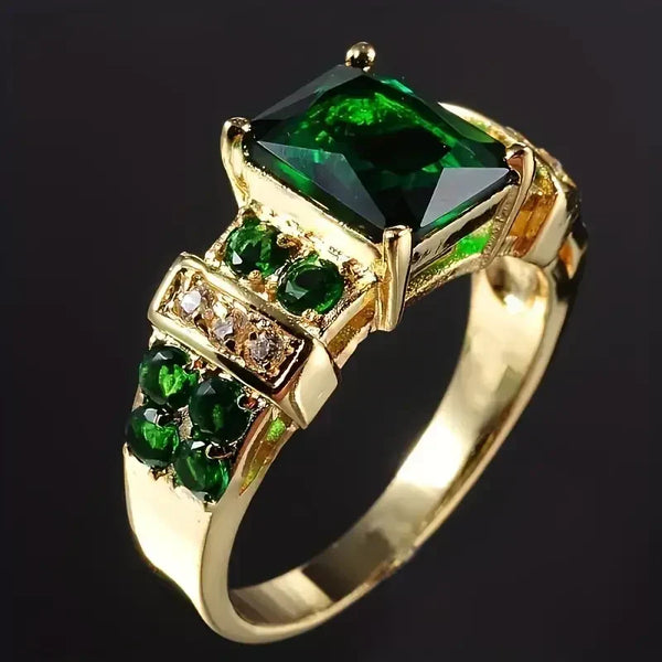 Anillo Esmeralda Exquisito