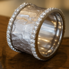 Hana - Anillo Vintage de Zirconio Plateado