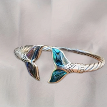 Pulsera de Cola de Plata del Océano