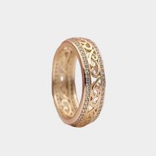 Kerstin - Anillo dorado y brillante