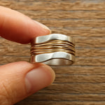 Maria - Ring with golden threads