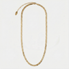 Flat link necklace
