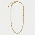 Flat link necklace