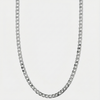 Flat link necklace