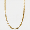 Flat link necklace