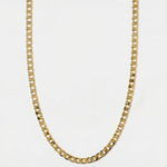 Flat link necklace