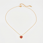 Marlena – Collar delicado con colgante de gota brillante.