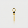 Theresia – Gold earrings with a gentle curve