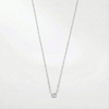 Collar Klára con piedra de moissanita