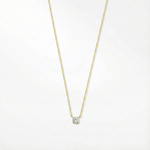 Klára necklace with moissanite stone