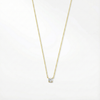 Collar Klára con piedra de moissanita