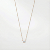 Klára necklace with moissanite stone