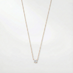 Klára necklace with moissanite stone