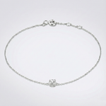 Pulsera Klára con piedra de moissanita