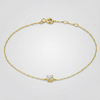 Pulsera Klára con piedra de moissanita