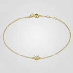 Pulsera Klára con piedra de moissanita