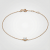 Pulsera Klára con piedra de moissanita