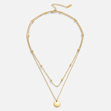 Stacked Plaque Necklace