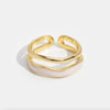 Beatrix – Anillo ajustable dorado