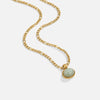 Klára-Marie – Collar redondo con colgante estructurado.