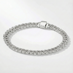Cuban moissanite bracelet