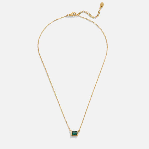 Loretta – Collar con piedra de esmeralda.