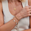 Adéla - Pulsera de perlas de oro