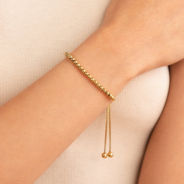 Adéla - Pulsera de perlas de oro