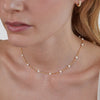 Miriam – Gold necklace with harmonious length.