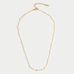 Miriam – Gold necklace with harmonious length.