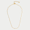 Miriam – Collar dorado con longitud armónica.