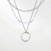 Collar abierto de tres hileras