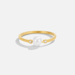 Anillo de perla de perlas de agua dulce