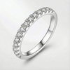 Moissanite engagement ring