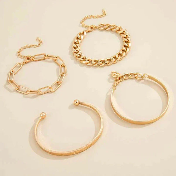 Conjuntos de pulseras Elan Mercer | Oro