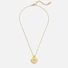 Anna – Cadena de oro geométrica con textura.