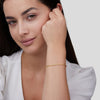 Isabela - Pulsera dorada trenzada chic